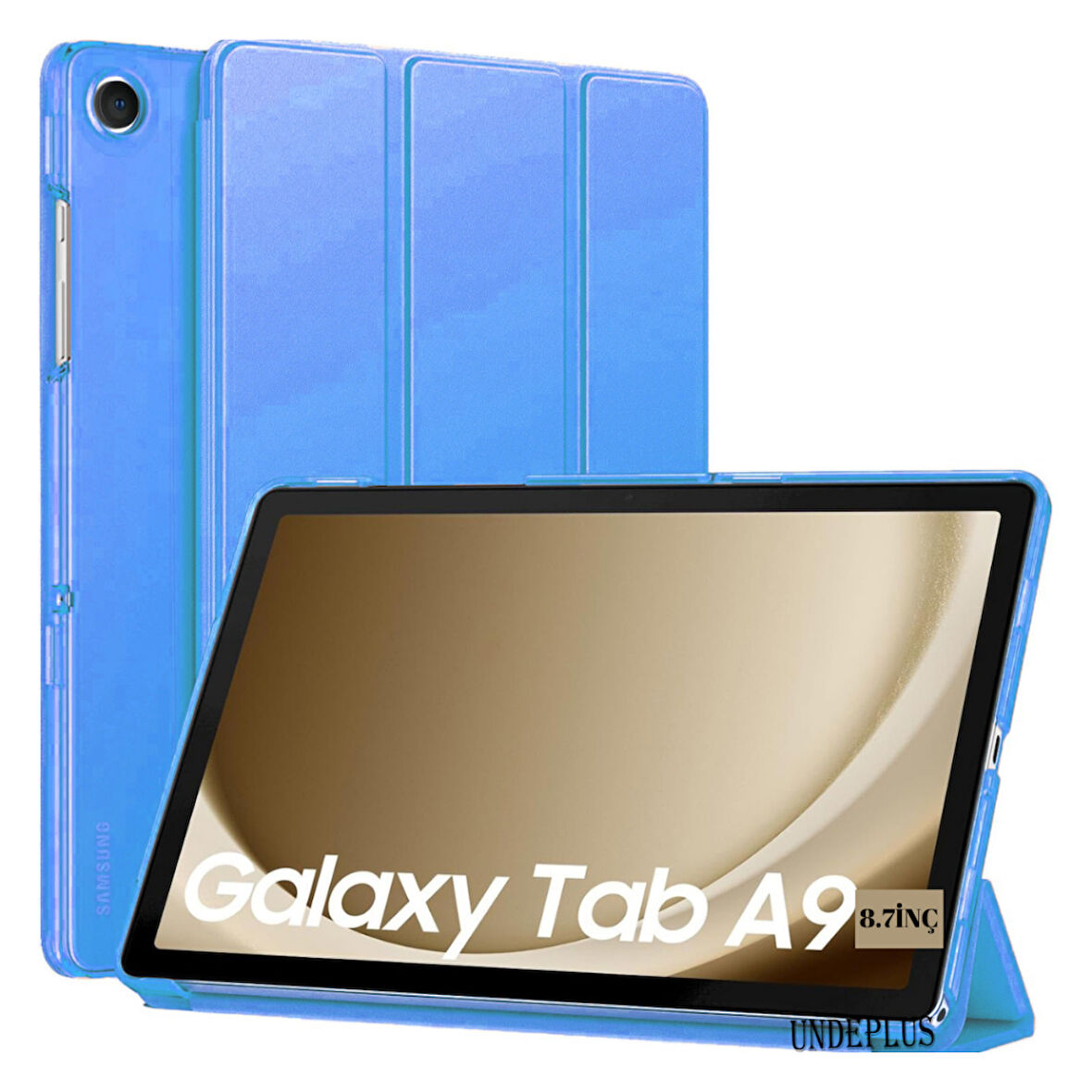Samsung Galaxy Tab A9 8.7inç X110 X113 X115 X117 Kılıf New PU Deri Smart Standlı Case Uyku Modlu