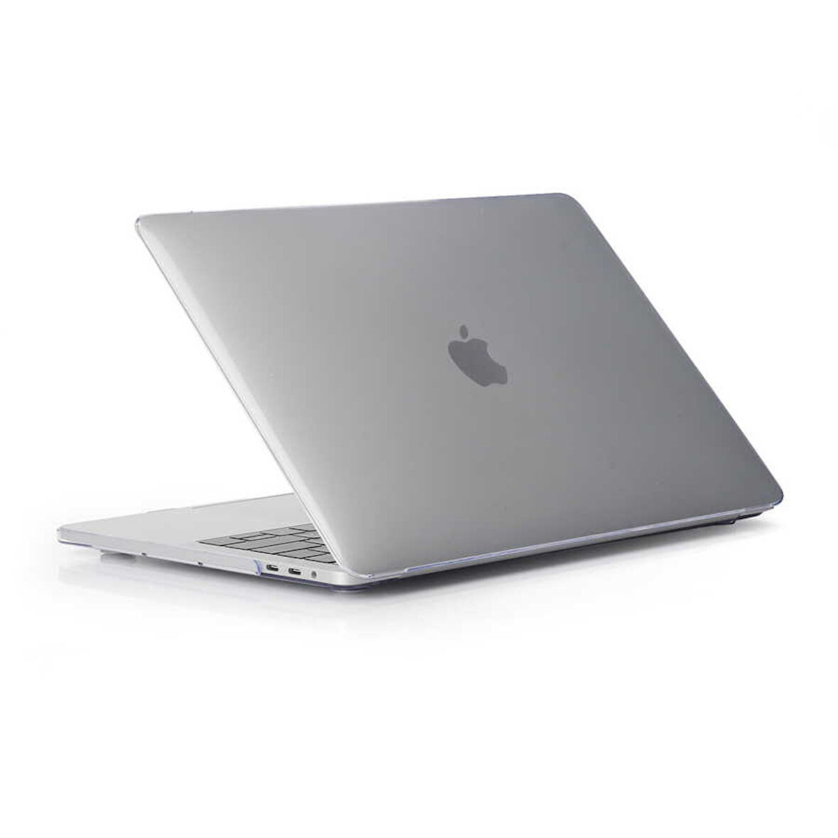 Apple Macbook Air 13.6inç M3 A3113 Kılıf Kristal Ön Arka Şeffaf Kapak