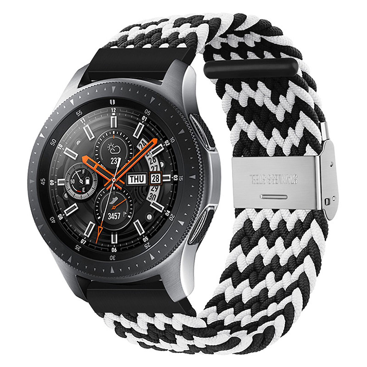 Huawei Watch 3 GT GT2 GT2e GT3 GT4 GT5 Pro 46mm Ultimate SE Elite Kordon Metal Klipsli Flexi Örgü