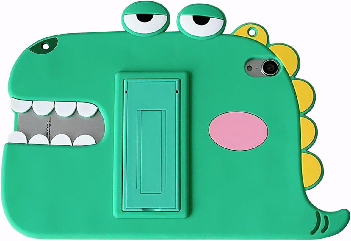 Apple iPad Mini 1 / 2 / 3 7.9 inç Kılıf Cute Dolls Standlı Eğlenceli 3D Karekterli Çocuk Kılıfı