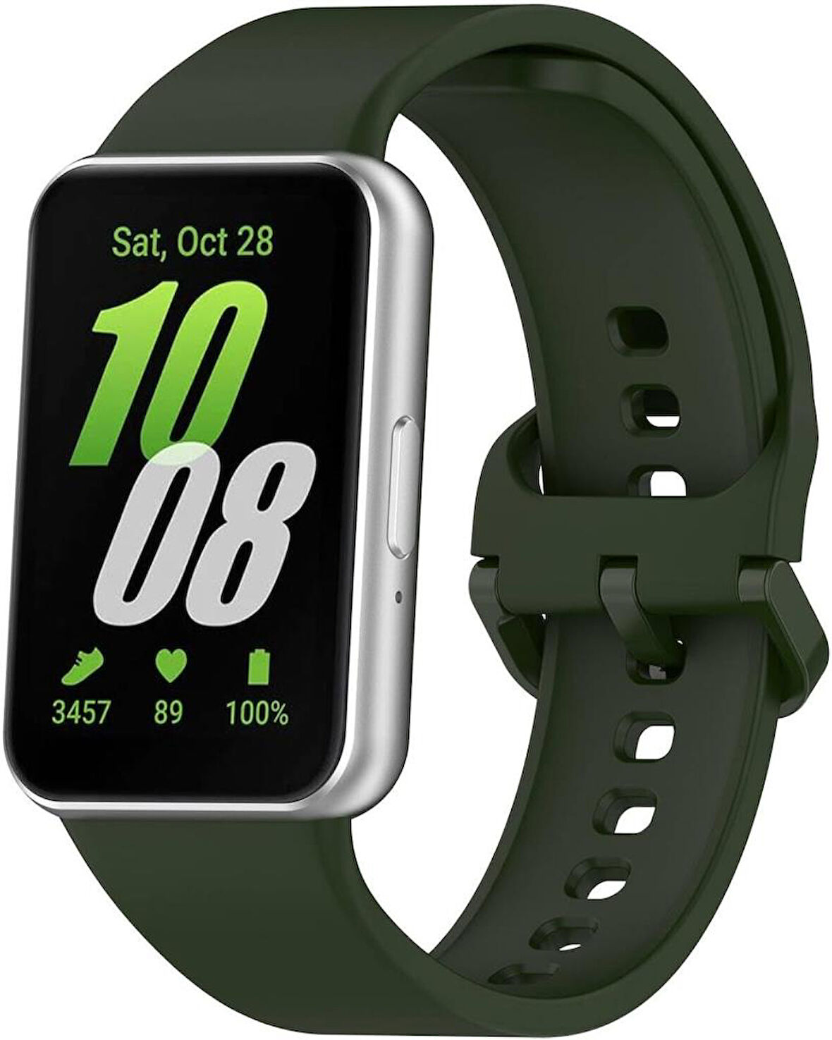 Samsung Galaxy Fit 3 SM-R390 Kordon Spor Silikon Kordon Mix (Fit 2 Uyumlu Değildir)