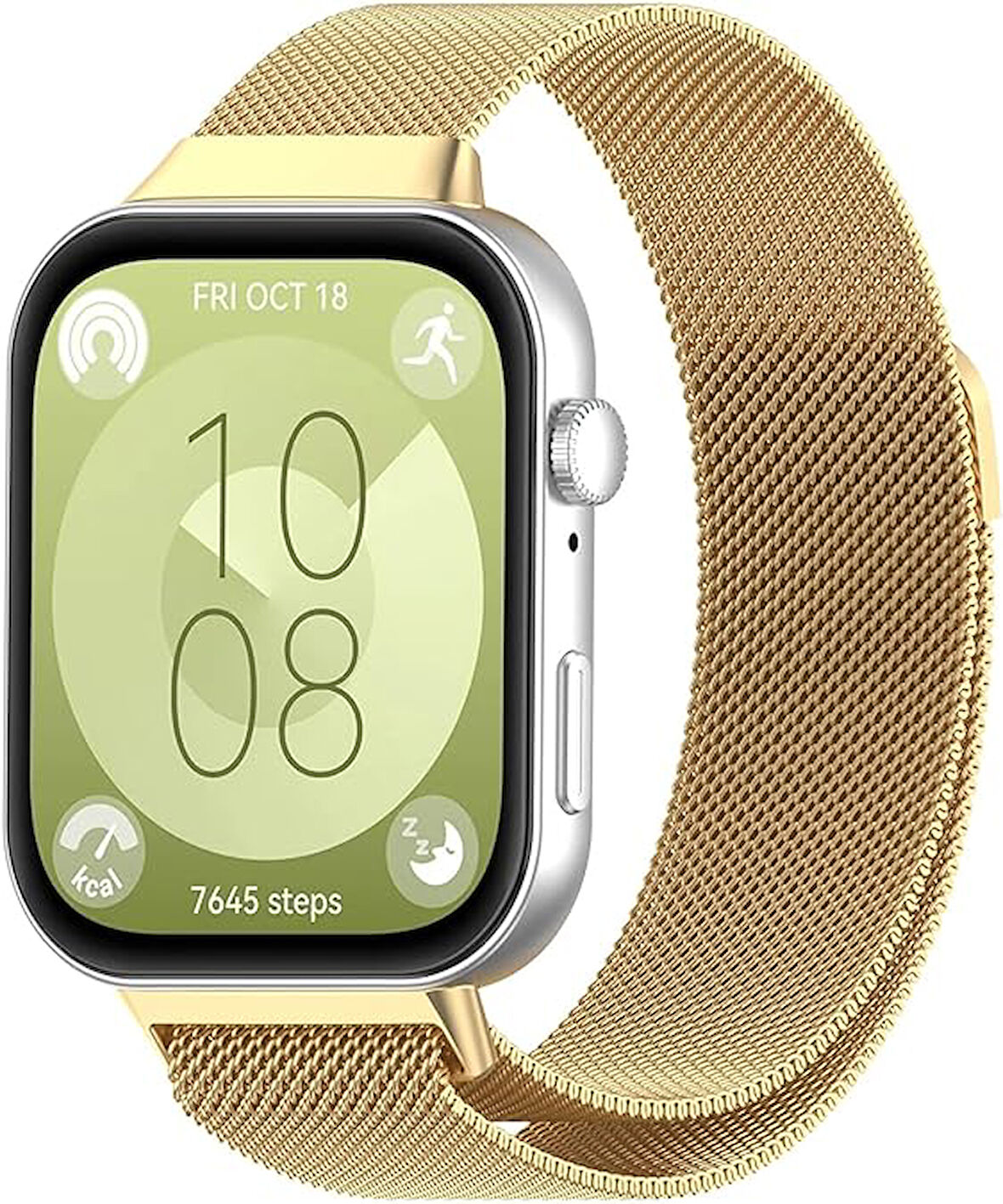 MobaxAksesuar Huawei Watch Fit 4/Fit 4 Pro/Fit 3 Kordon Milano Loop Metal Kordon (Fit/Fit2 Uyumlu Değildir)