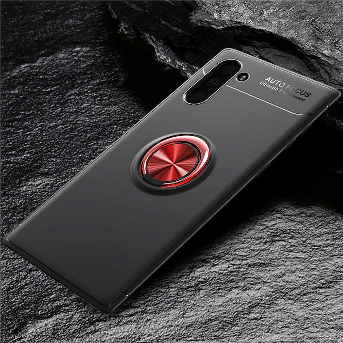 Samsung Galaxy Note 10 Kılıf Yüzüklü Magnetli Ravel Case