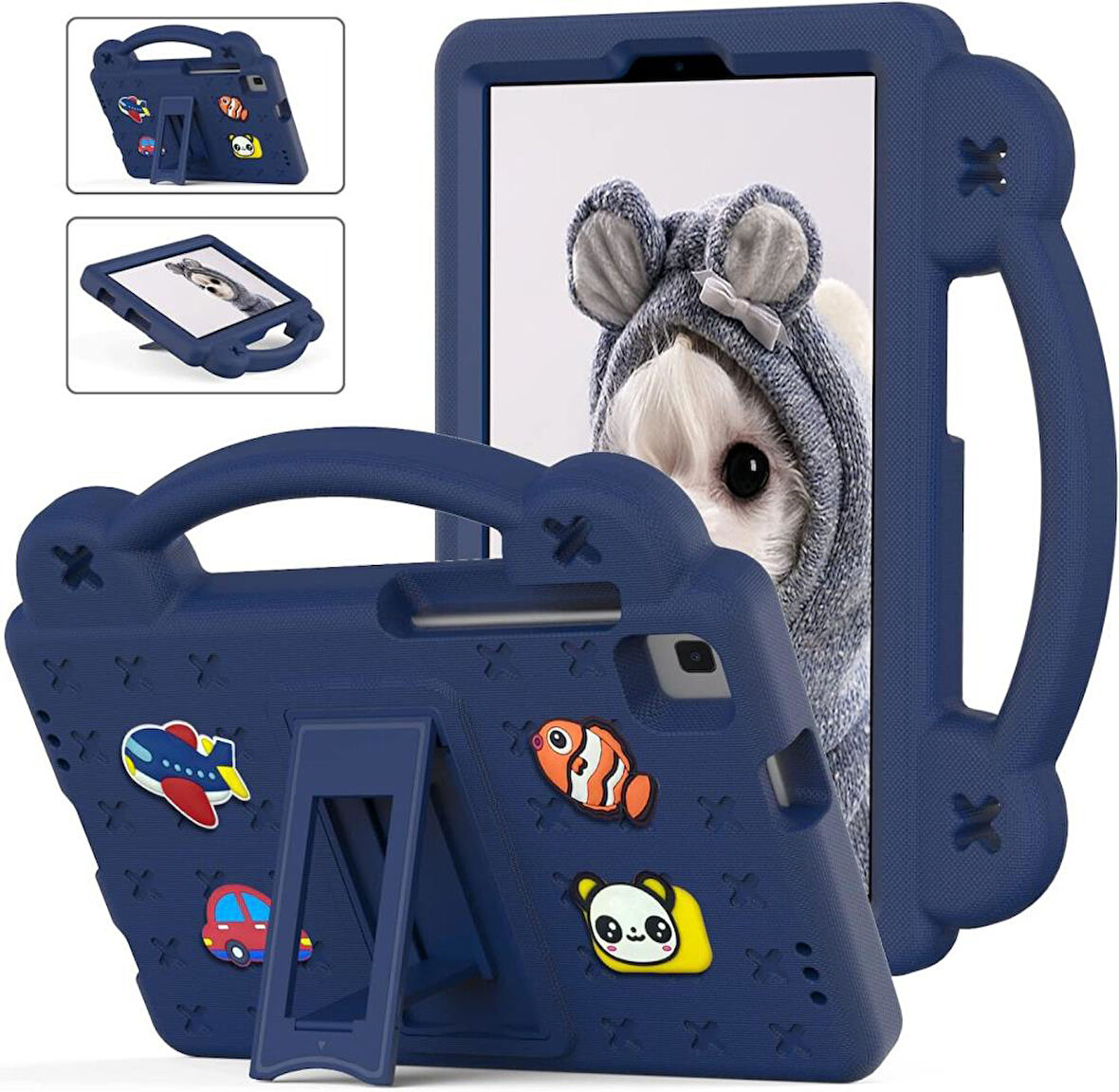 Samsung Galaxy Tab A9 X110 X115 X117 Kılıf Kartoon Kids Karakterli Case Çocuklar İçin