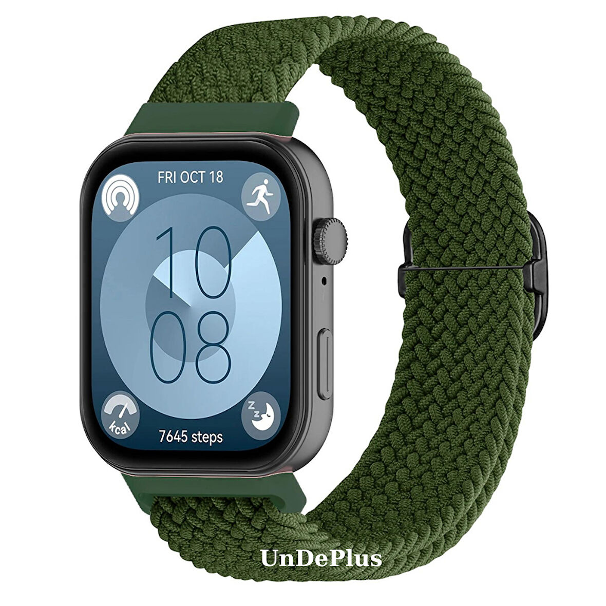 MobaxAksesuar Huawei Watch Fit 4/Fit 4 Pro/Fit 3 Kordon Örgü Tokalı Kordon (Fit/Fit2 Uyumlu Değildir)