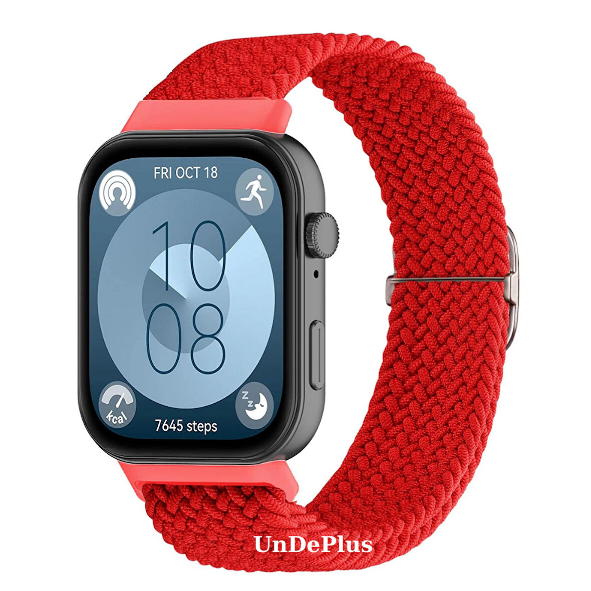 MobaxAksesuar Huawei Watch Fit 4/Fit 4 Pro/Fit 3 Kordon Örgü Tokalı Kordon (Fit/Fit2 Uyumlu Değildir)