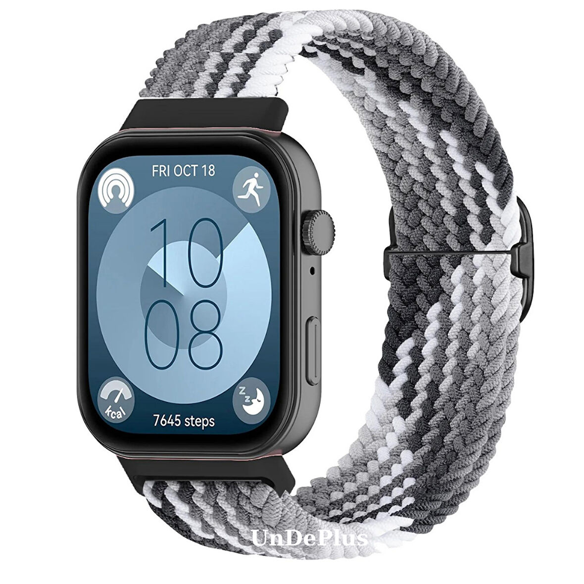 MobaxAksesuar Huawei Watch Fit 4/Fit 4 Pro/Fit 3 Kordon Örgü Tokalı Kordon (Fit/Fit2 Uyumlu Değildir)