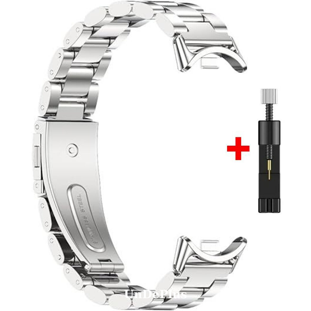 Xiaomi Mi Band 8 / Band 9 Kordon Klipsli Metal Kordon 04 +Kısaltma Aparatı