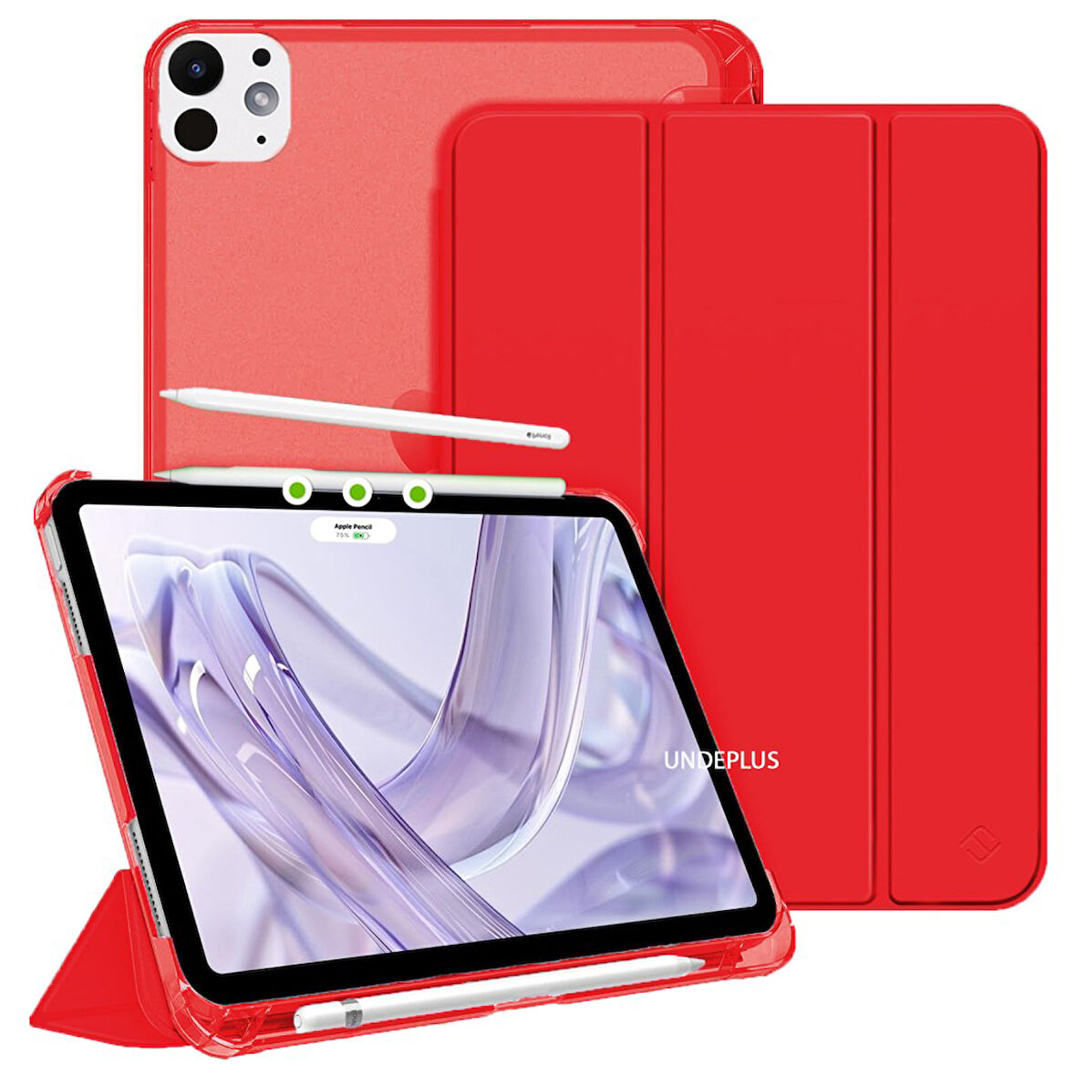 Apple iPad Pro 11 1./2. Nesil Kılıf Flip Cover Kalem Bölmeli PC Case 2018-2020