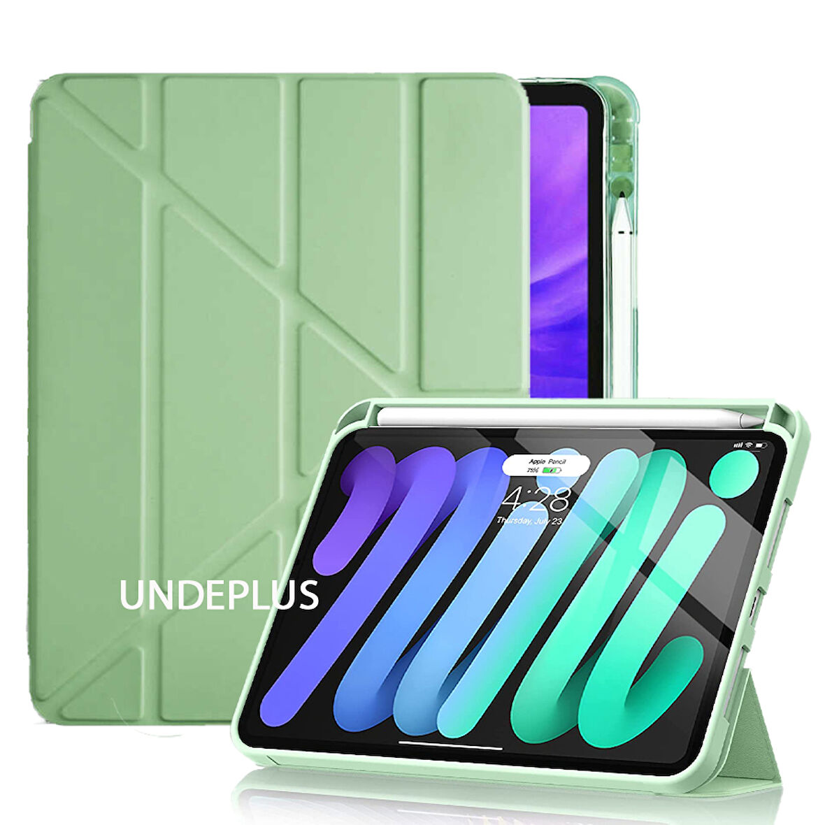 Apple iPad Pro 13 inç M4 2024 Kılıf Kalem Şarj Bölmeli Case A2925 A2926 A3007