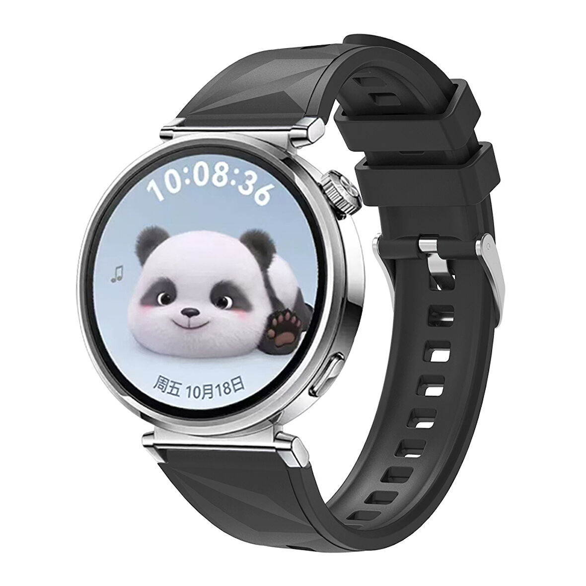 Huawei Watch GT 5 41mm Kordon Prizma Fluoroelastomer Strap Kauçuk Kayış 129