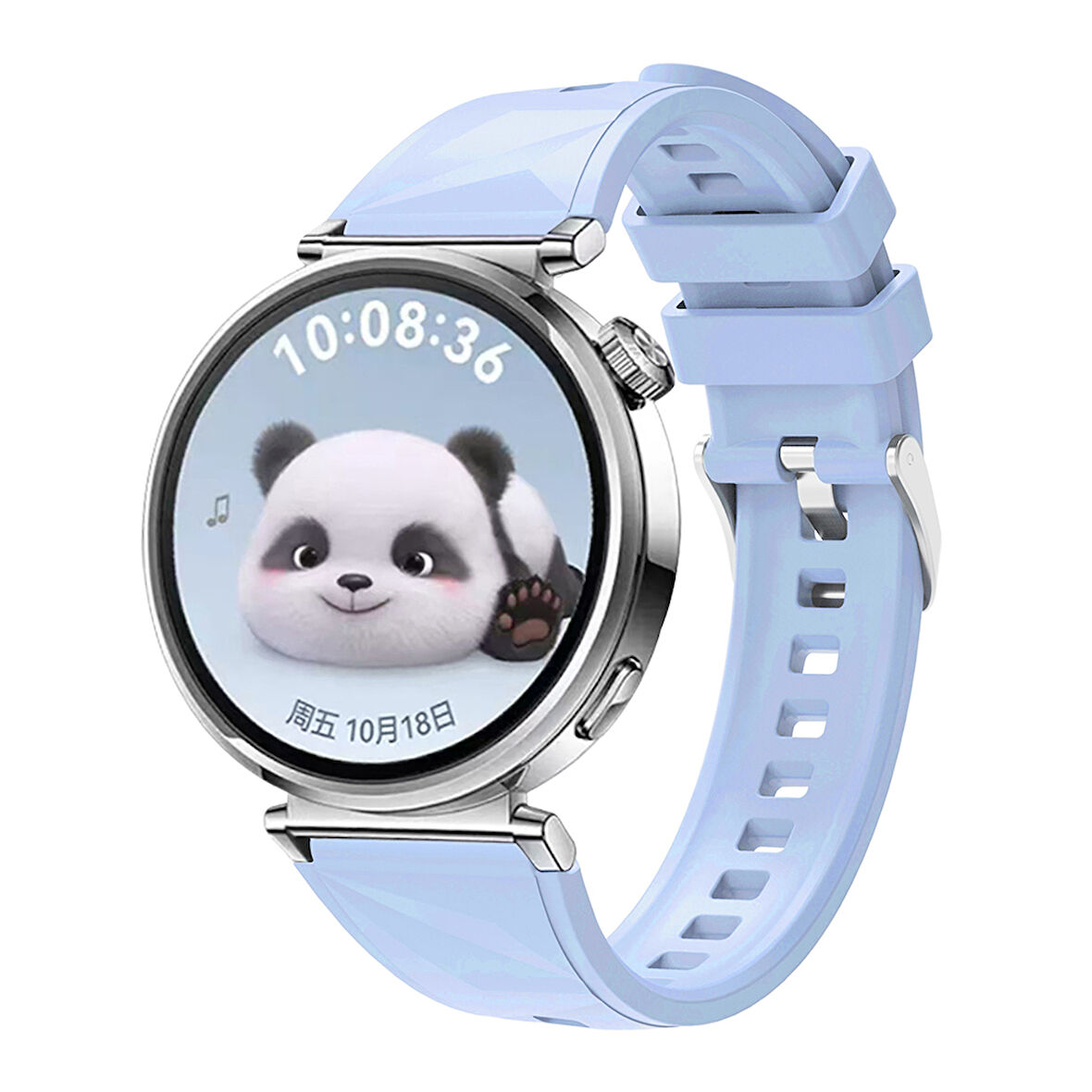 Huawei Watch GT 5 Pro 42mm/ GT 5 41mm/GT 4 41mm Kordon Prizma Fluoroelastomer Strap Kauçuk Kayış 129