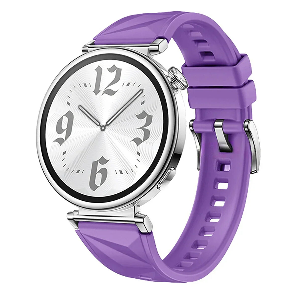 Huawei Watch GT 5 Pro 42mm/ GT 5 41mm/GT 4 41mm Kordon Prizma Fluoroelastomer Strap Kauçuk Kayış 129