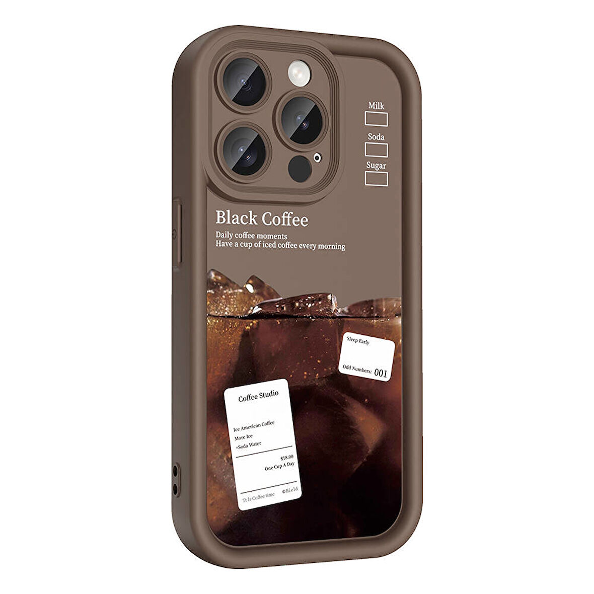 Apple iPhone 15 Pro Max Kılıf Baskılı Kamera Korumalı Mat Klas Kapak