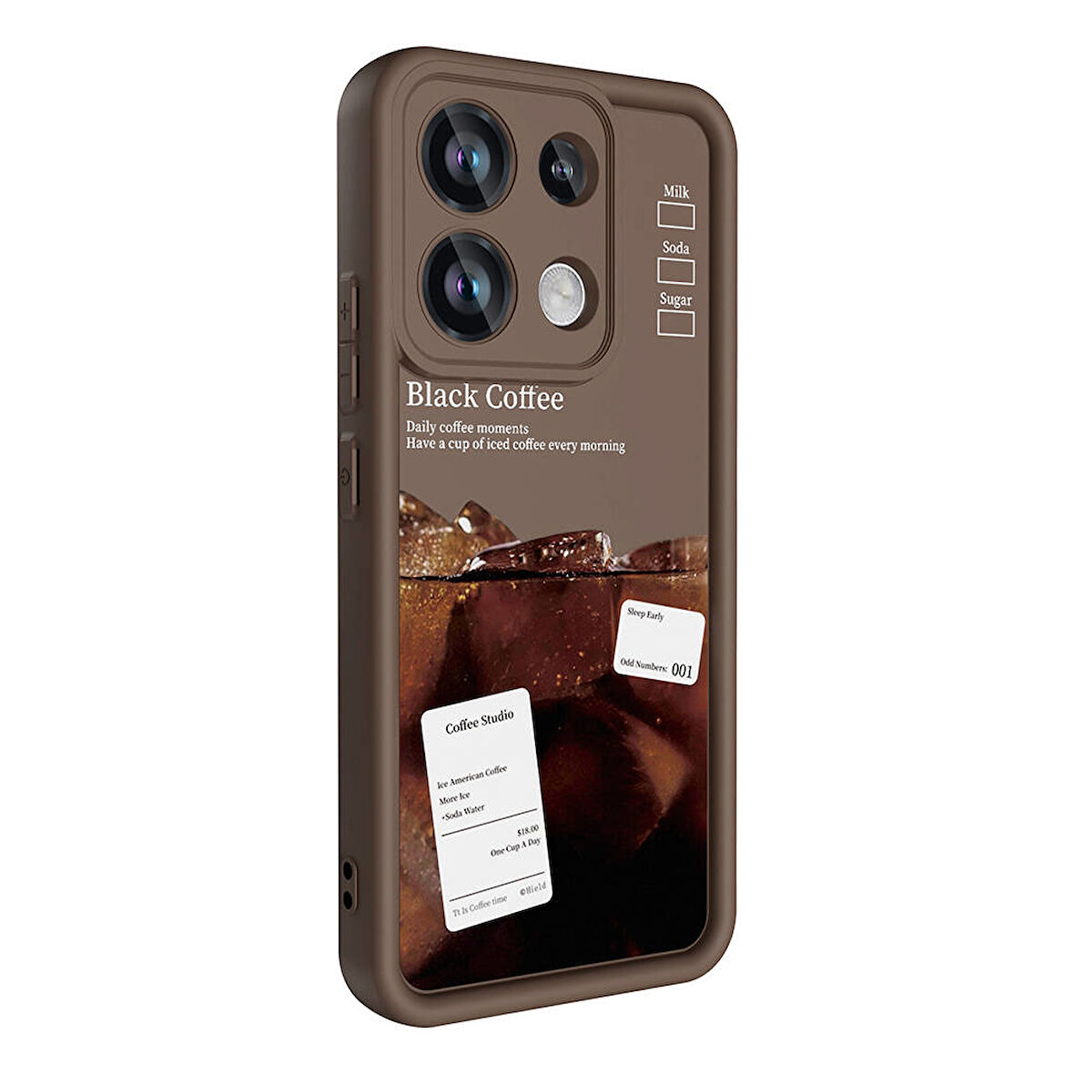 Xiaomi Redmi Note 13 4G Kılıf Baskılı Kamera Korumalı Mat Klas Kapak
