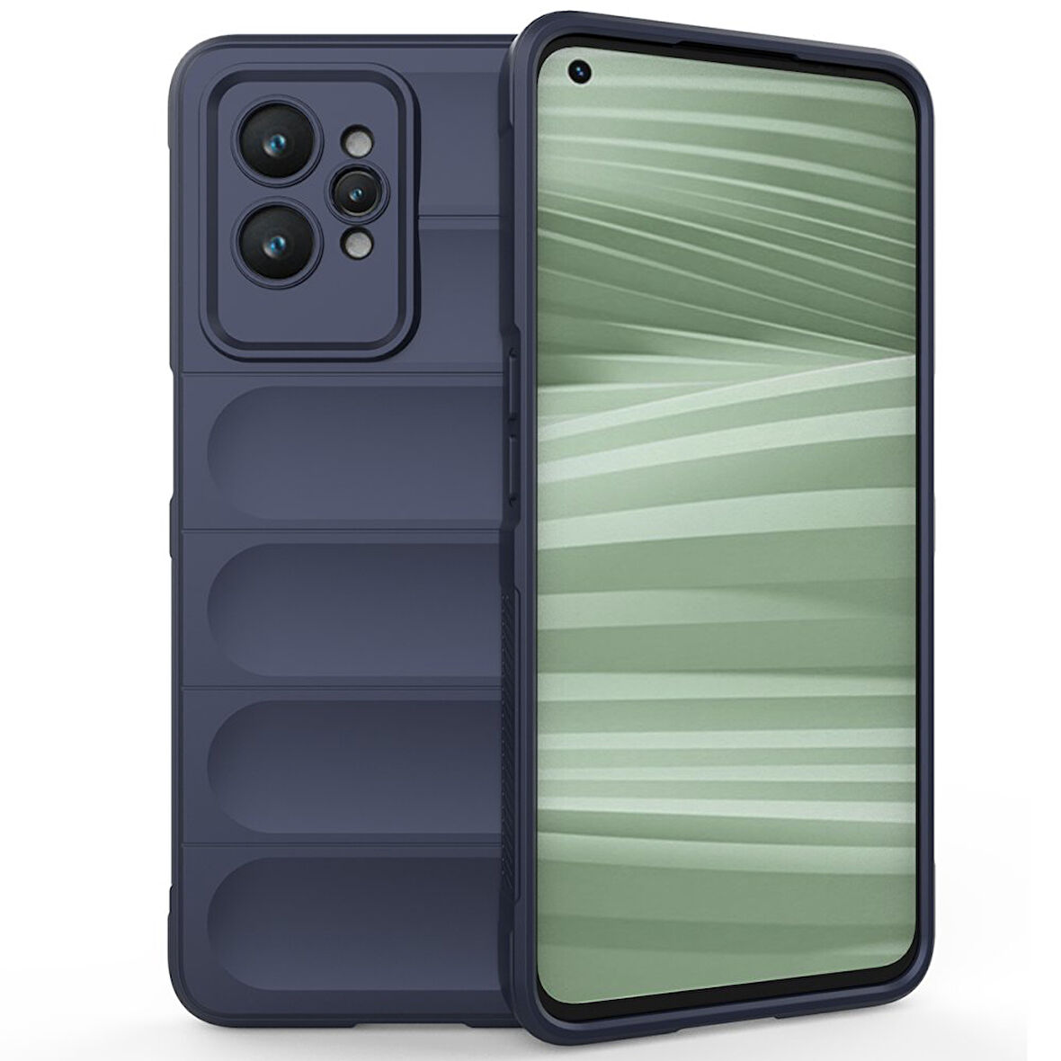 Realme GT2 Pro 5G Kılıf Elde Tutma Kolaylıkla Kaydırmaz Kenar Line Dizayn Optietnik Kapak