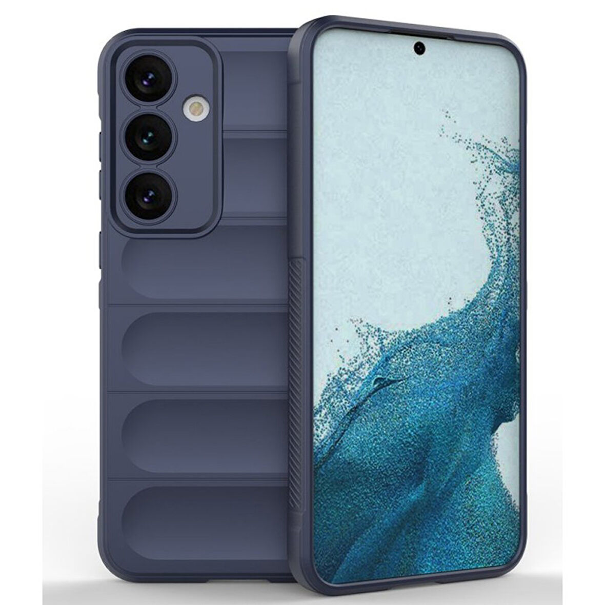 Samsung Galaxy S24 FE Kılıf Elde Tutma Kolaylıkla Kaydırmaz Kenar Line Dizayn Optietnik Kapak