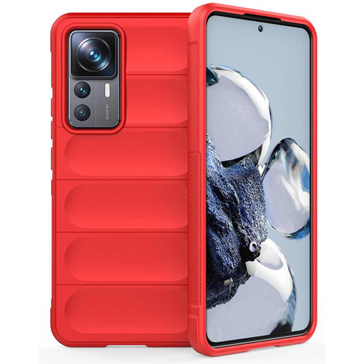 Xiaomi Mi 12T Pro Kılıf Elde Tutma Kolaylıkla Kaydırmaz Kenar Line Dizayn Optietnik Kapak