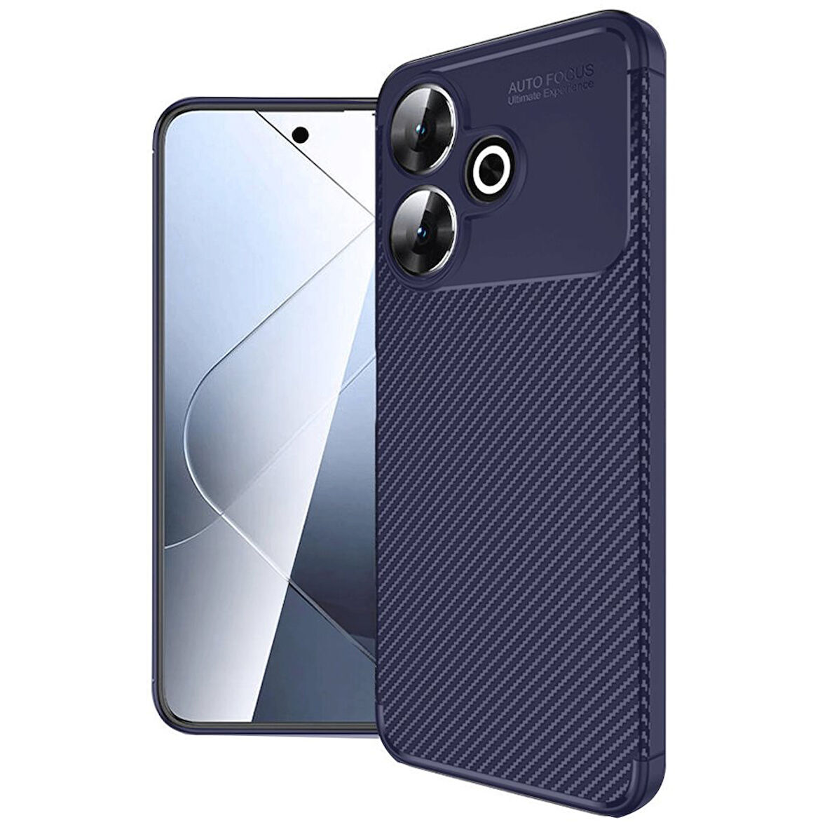 Xiaomi Redmi 13 4G Kılıf Karbon Silikon Case Kapak