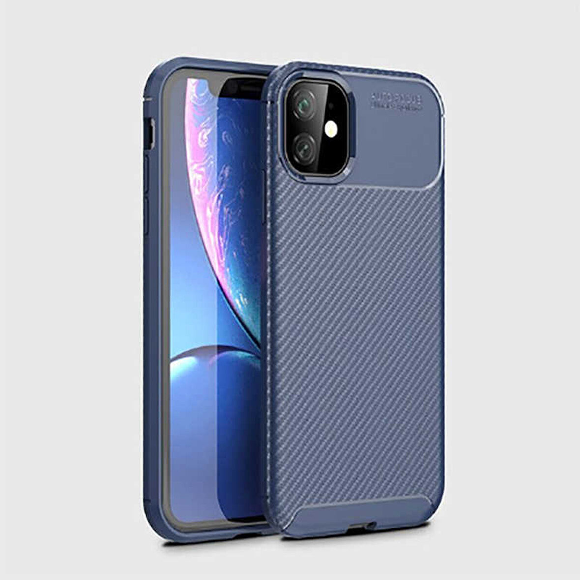 Apple iPhone 11 Kılıf Karbon Silikon Case
