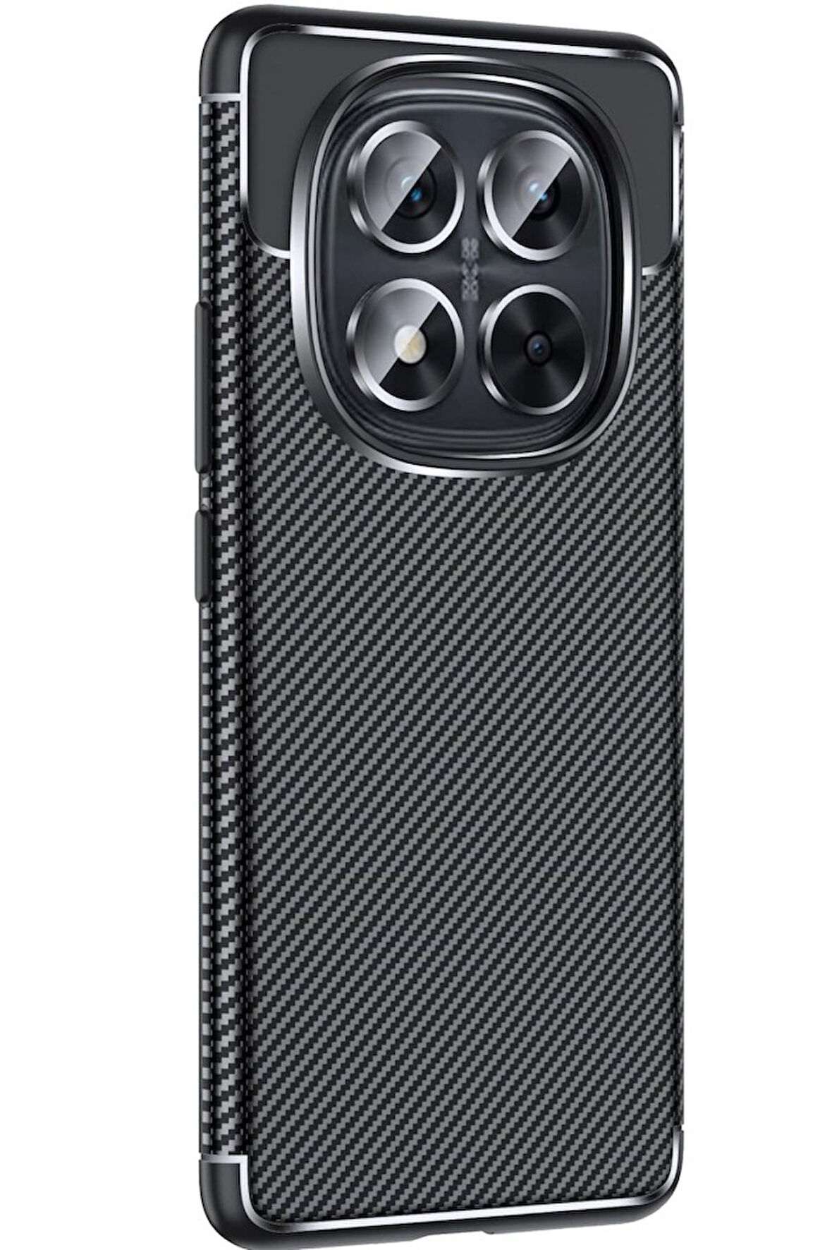 Xiaomi Redmi Note 14 Pro 5G / Poco X7 5G Kılıf Karbon Silikon Case Kapak