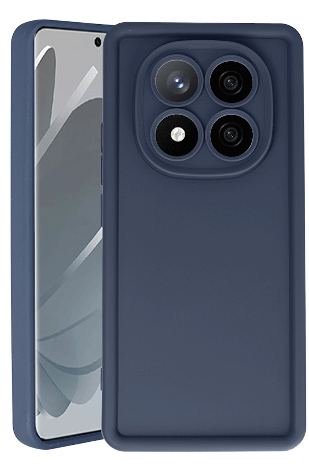 Xiaomi Redmi Note 14 Pro 5G / Poco X7 5G Kılıf Kamera Korumalı Kalın Kenarlı Viera Silikon Case