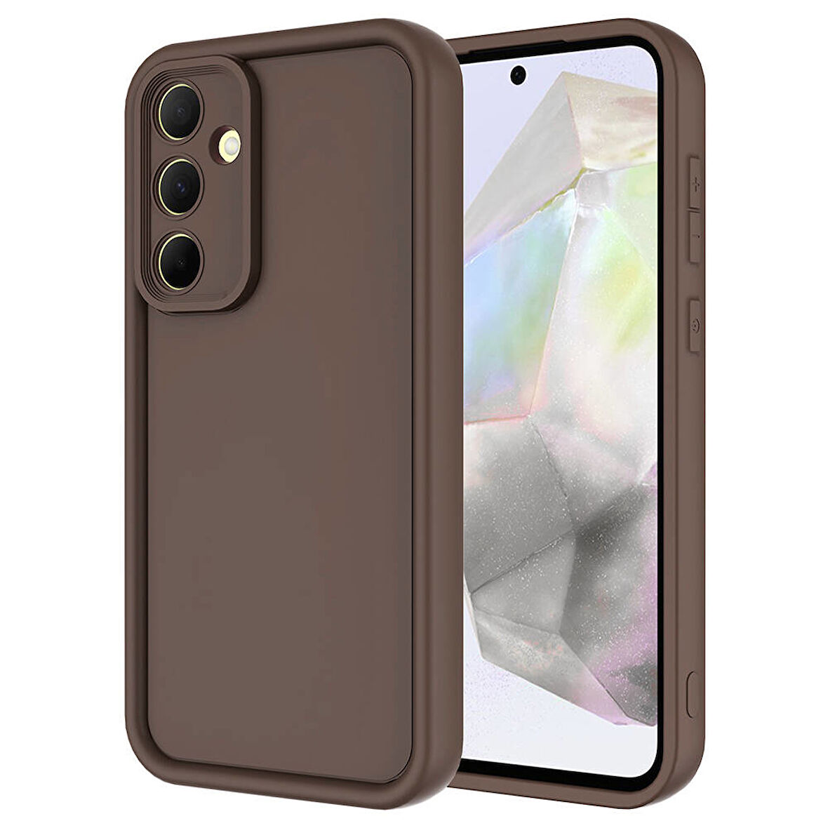 Samsung Galaxy A55 Kılıf Kamera Korumalı Kalın Kenarlı Viera Silikon Case