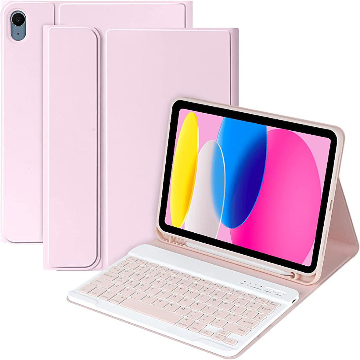 Apple iPad Pro 13inç M4 2024 Kablosuz Klavyeli Kılıf Mobax A2898 A2899 A2900