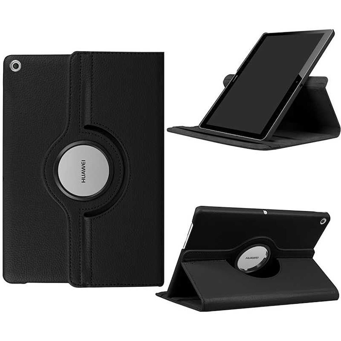 Huawei MediaPad T3 7 inc Kılıf 360 Dönebilen Standlı Case