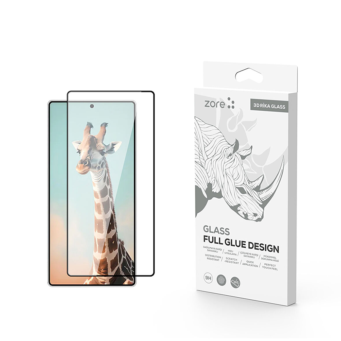 Samsung Galaxy S25 Ultra Rika Premium Temperli Cam Ekran Koruyucu