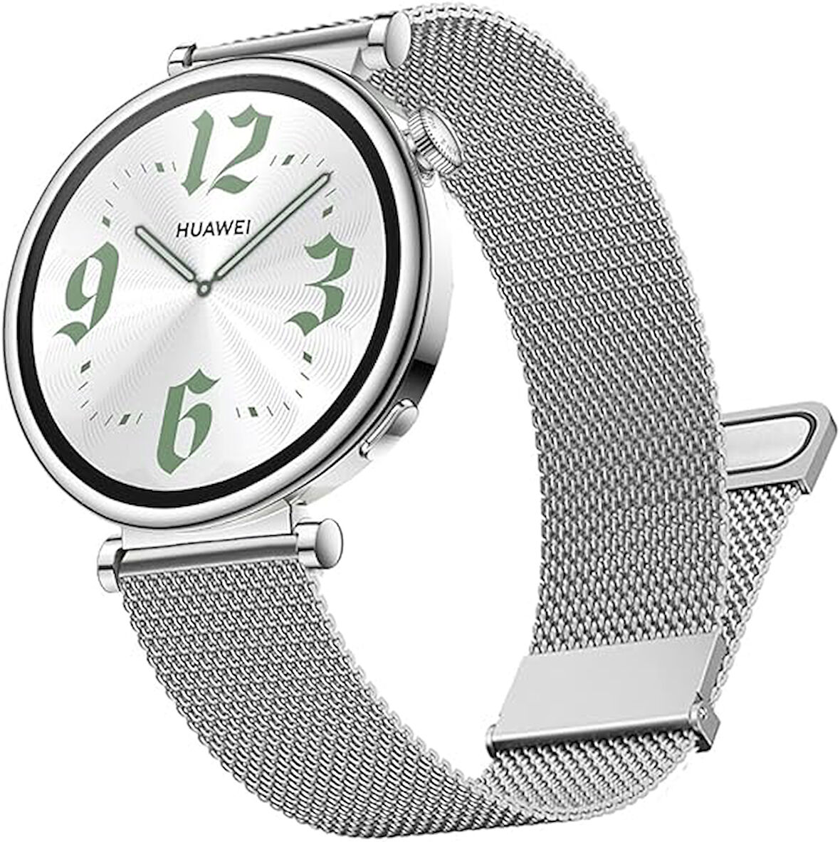 Huawei Watch GT 5 Pro 42mm/ GT 5 41mm/GT 4 41mm (18mm uyumlu) Kordon Çift Mıknatıslı Milano Loop Metal Kordon