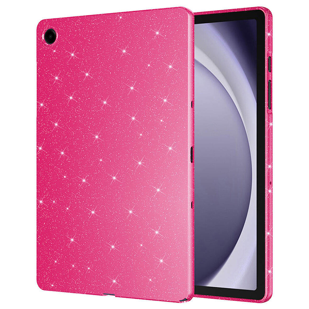Samsung Galaxy Tab A9 Plus 11inç Tablet Kılıfı Işıltılı Parlak Görünüm Koton Case X210 X216 X218