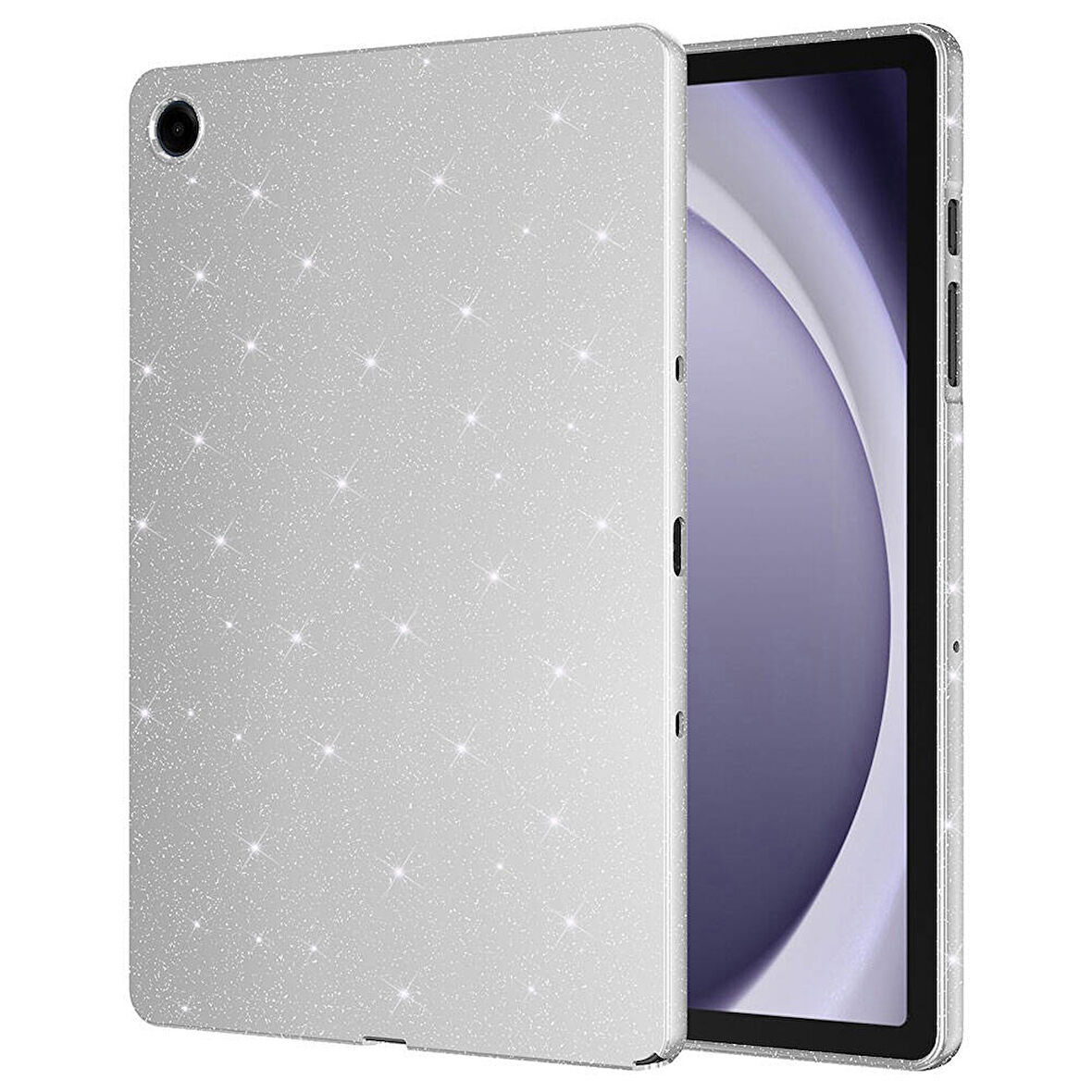 Samsung Galaxy Tab A9 Plus 11inç Tablet Kılıfı Işıltılı Parlak Görünüm Koton Case X210 X216 X218