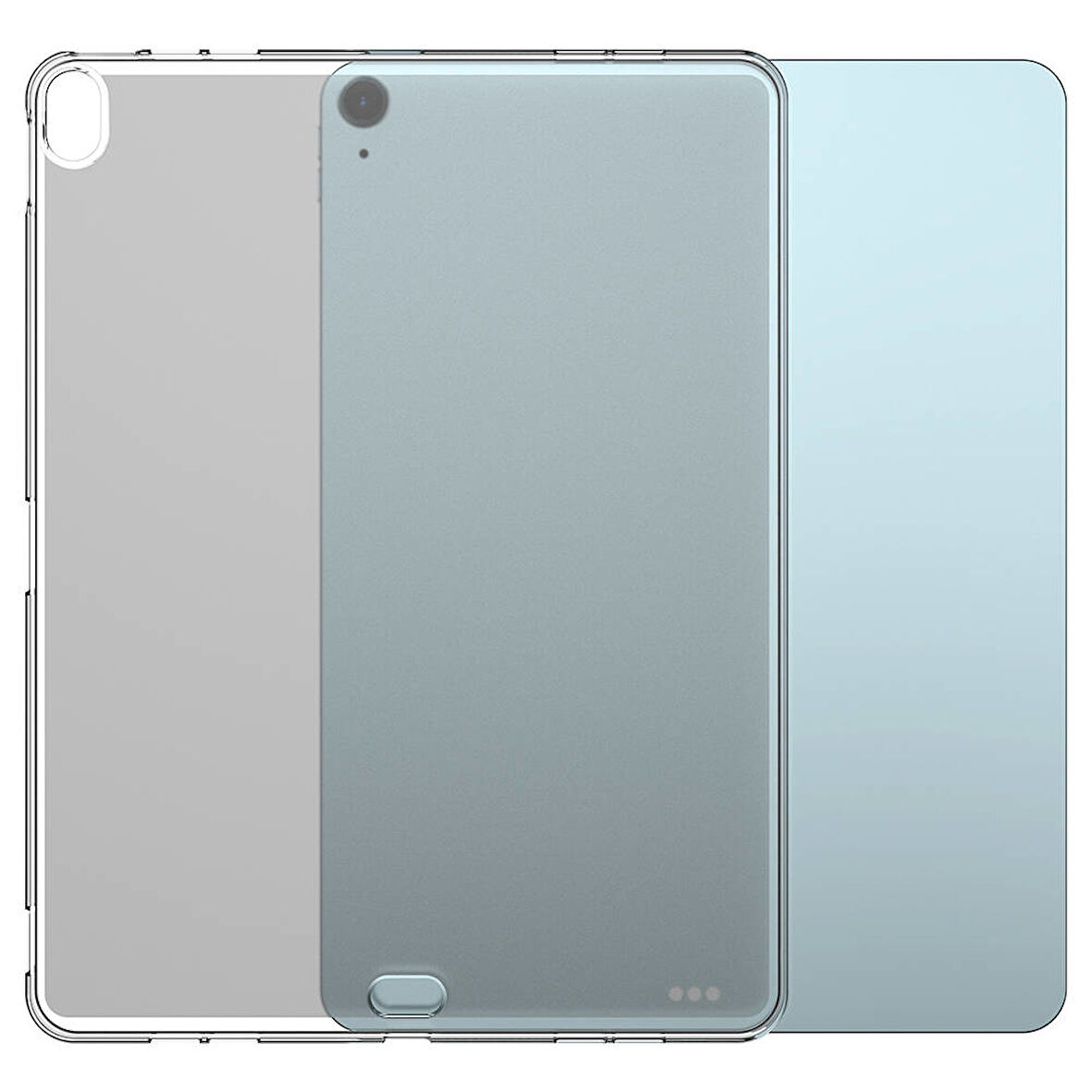 Apple iPad Air 11inç M2/M3 2025-2024 Kılıf Tablet Hibrit Silikon Case