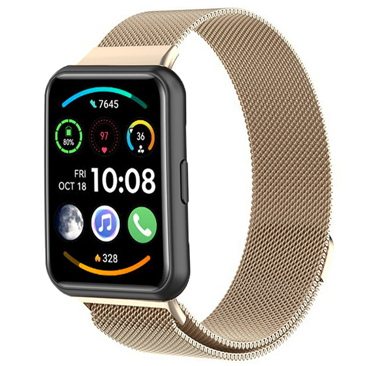 Huawei Band 10 /Band 9 /Band 8 Kordon Milano Loop Metal Kordon