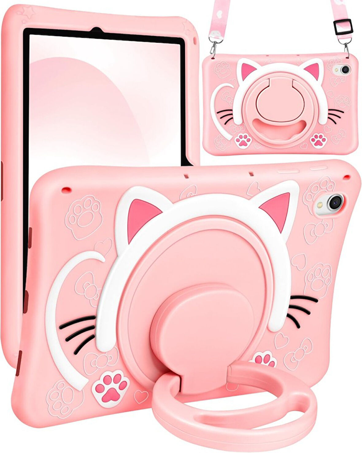 Lenovo Tab M11 /tab K11 11inç 2024 Kılıf Cute Dolls Standlı Eğlenceli 3D Karekterli Çocuk Kılıfı Tb330fu Tb330xu Tb331fc