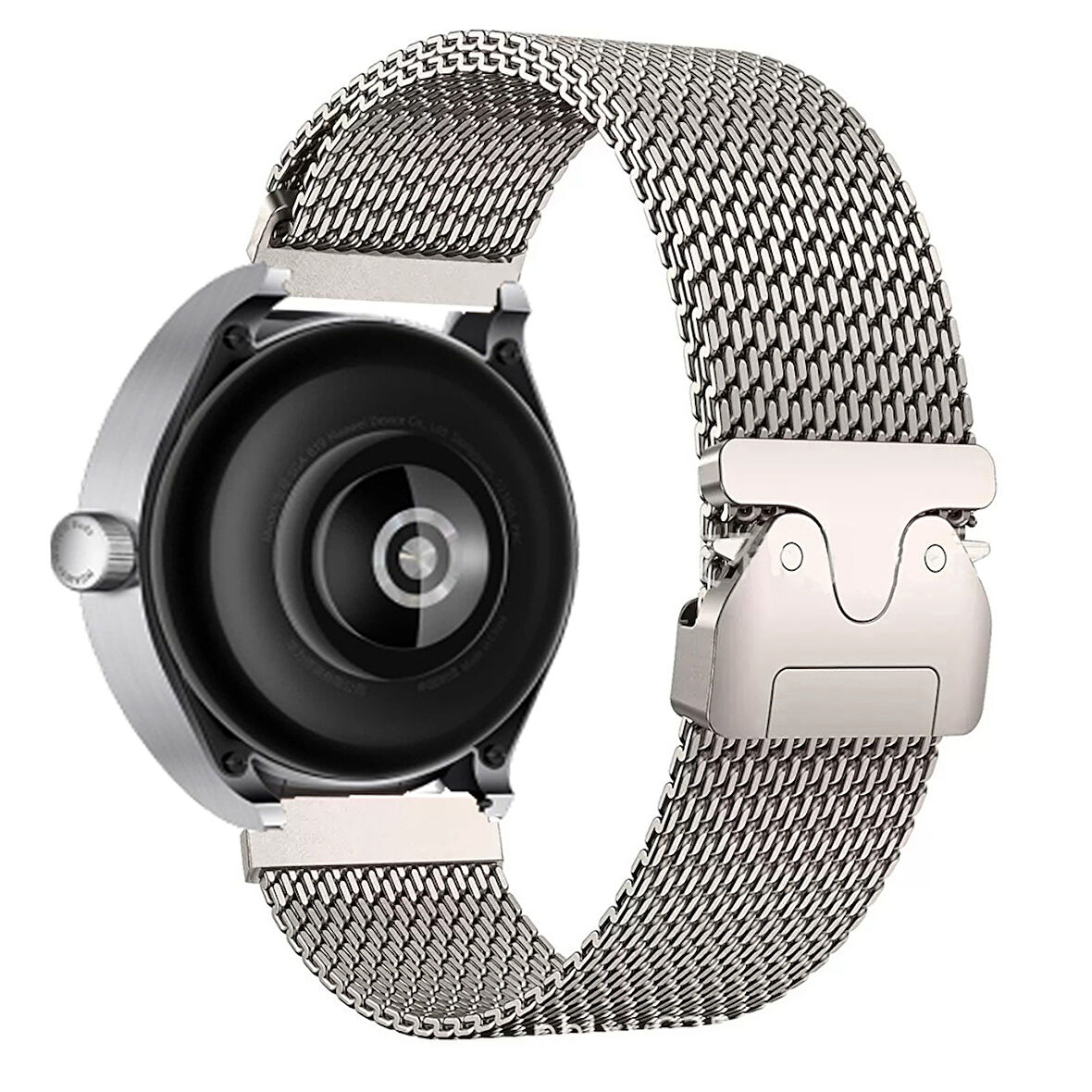 Samsung Galaxy Watch 3 45mm/46mm 22mm Kordon Gerçek Titanyum Hasır Metal Band 100