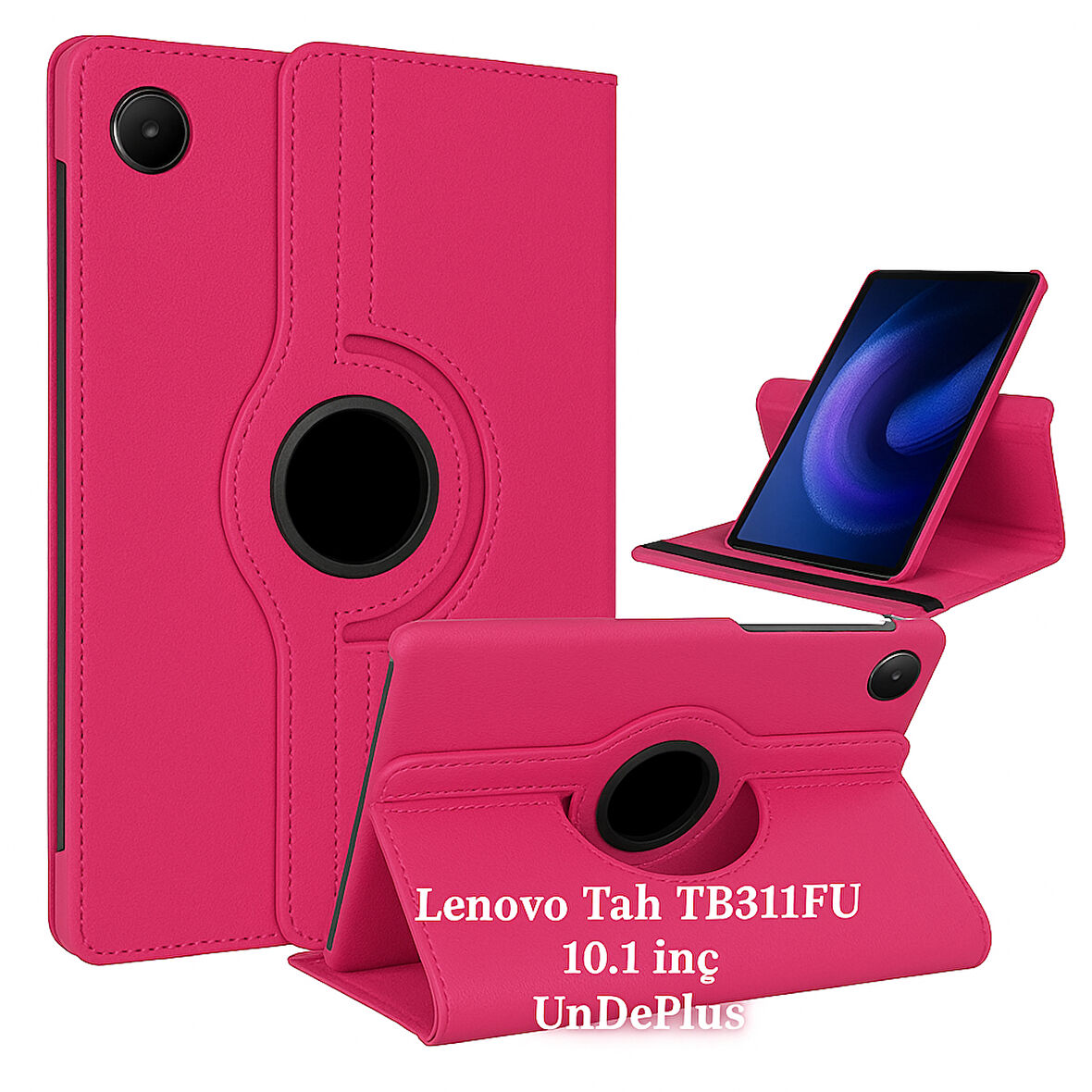 Lenovo Tab TB311FU 10.1inç Kılıf 360 Dönebilen Standlı Case
