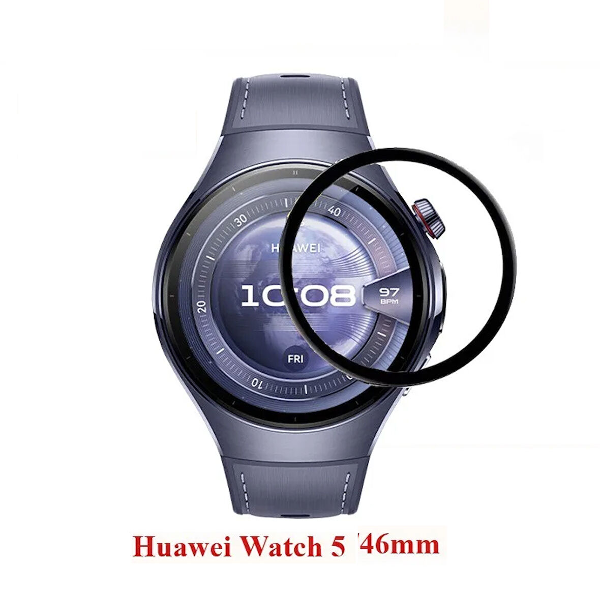 Huawei Watch 5 46mm Full Ekran Nano Saat Koruyucu
