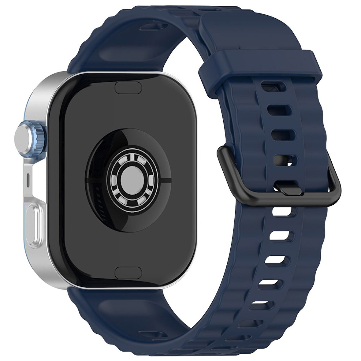 Huawei Watch Fit 4/Fit 4 Pro/Fit 3 Kordon Silikon Dalga Desen Şerit Kordon 23 (Fit/Fit2 Uyumlu Değildir)