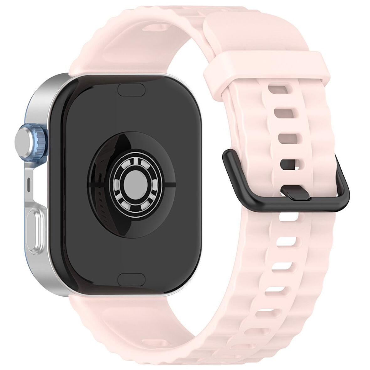 Huawei Watch Fit 4/Fit 4 Pro/Fit 3 Kordon Silikon Dalga Desen Şerit Kordon 23 (Fit/Fit2 Uyumlu Değildir)