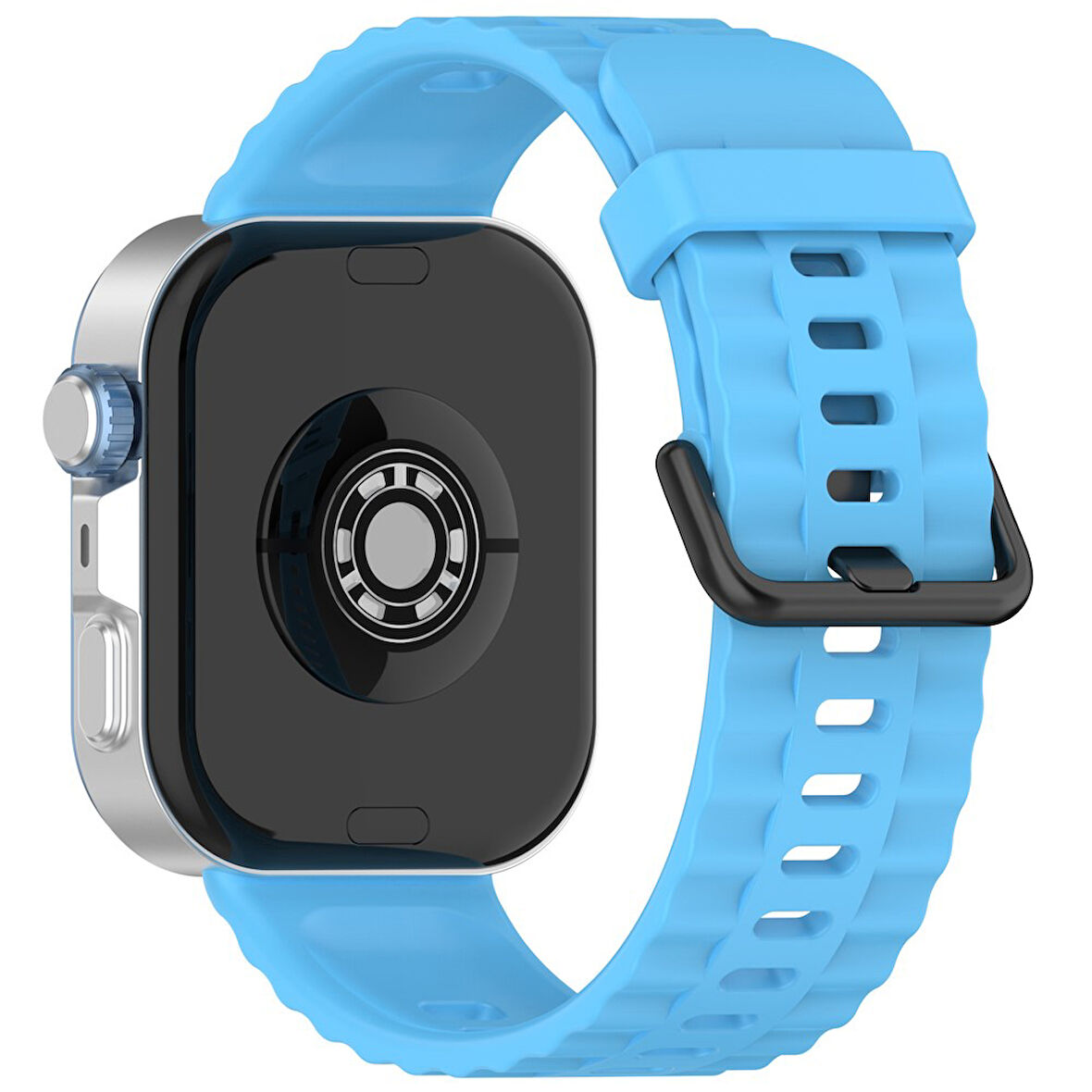 Huawei Watch Fit 4/Fit 4 Pro/Fit 3 Kordon Silikon Dalga Desen Şerit Kordon 23 (Fit/Fit2 Uyumlu Değildir)