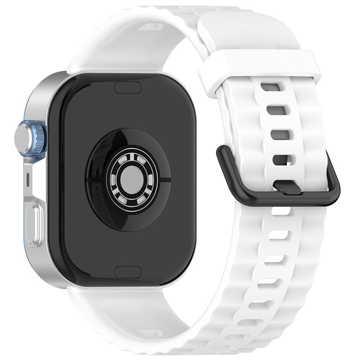 Huawei Watch Fit 4/Fit 4 Pro/Fit 3 Kordon Silikon Dalga Desen Şerit Kordon 23 (Fit/Fit2 Uyumlu Değildir)