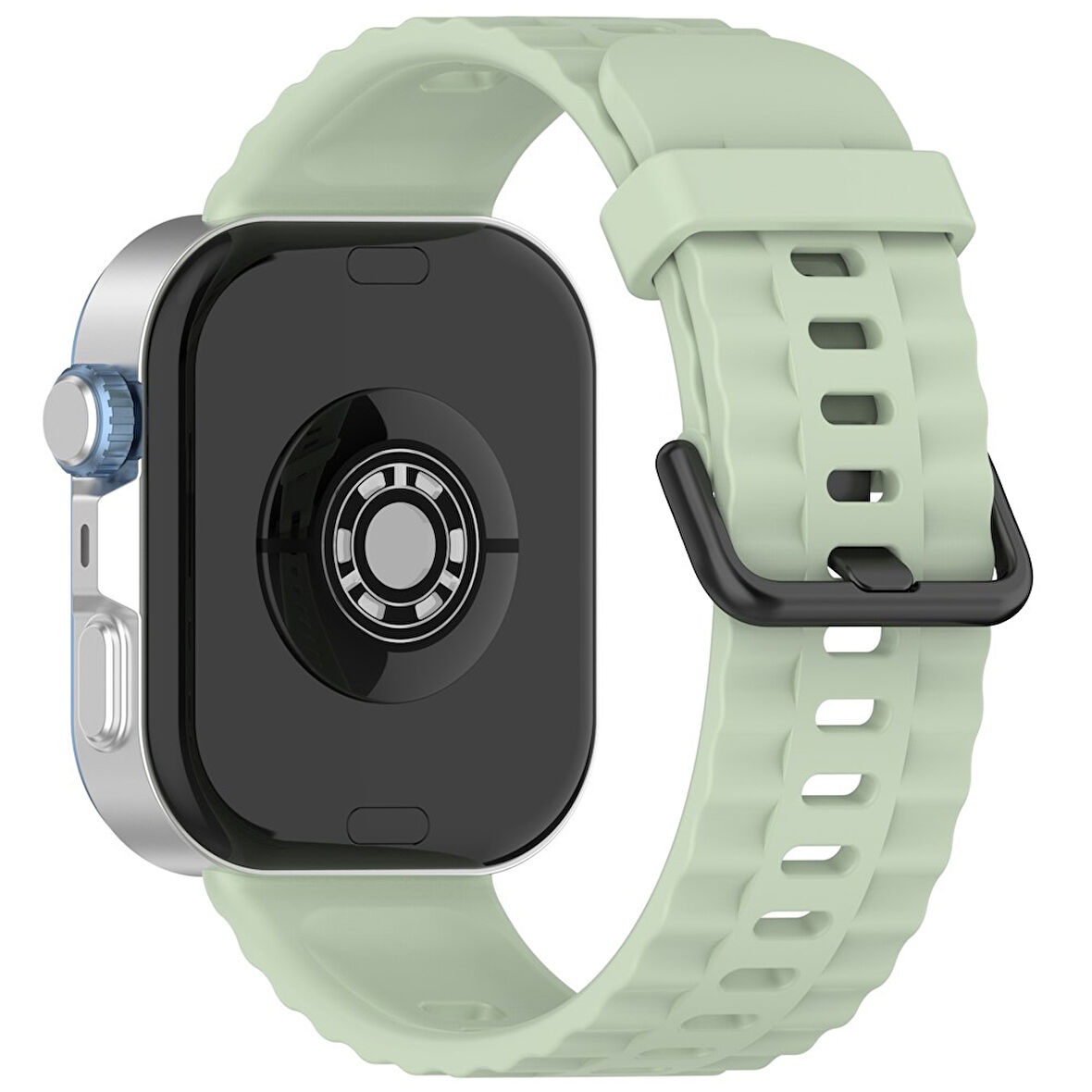 Huawei Watch Fit 4/Fit 4 Pro/Fit 3 Kordon Silikon Dalga Desen Şerit Kordon 23 (Fit/Fit2 Uyumlu Değildir)