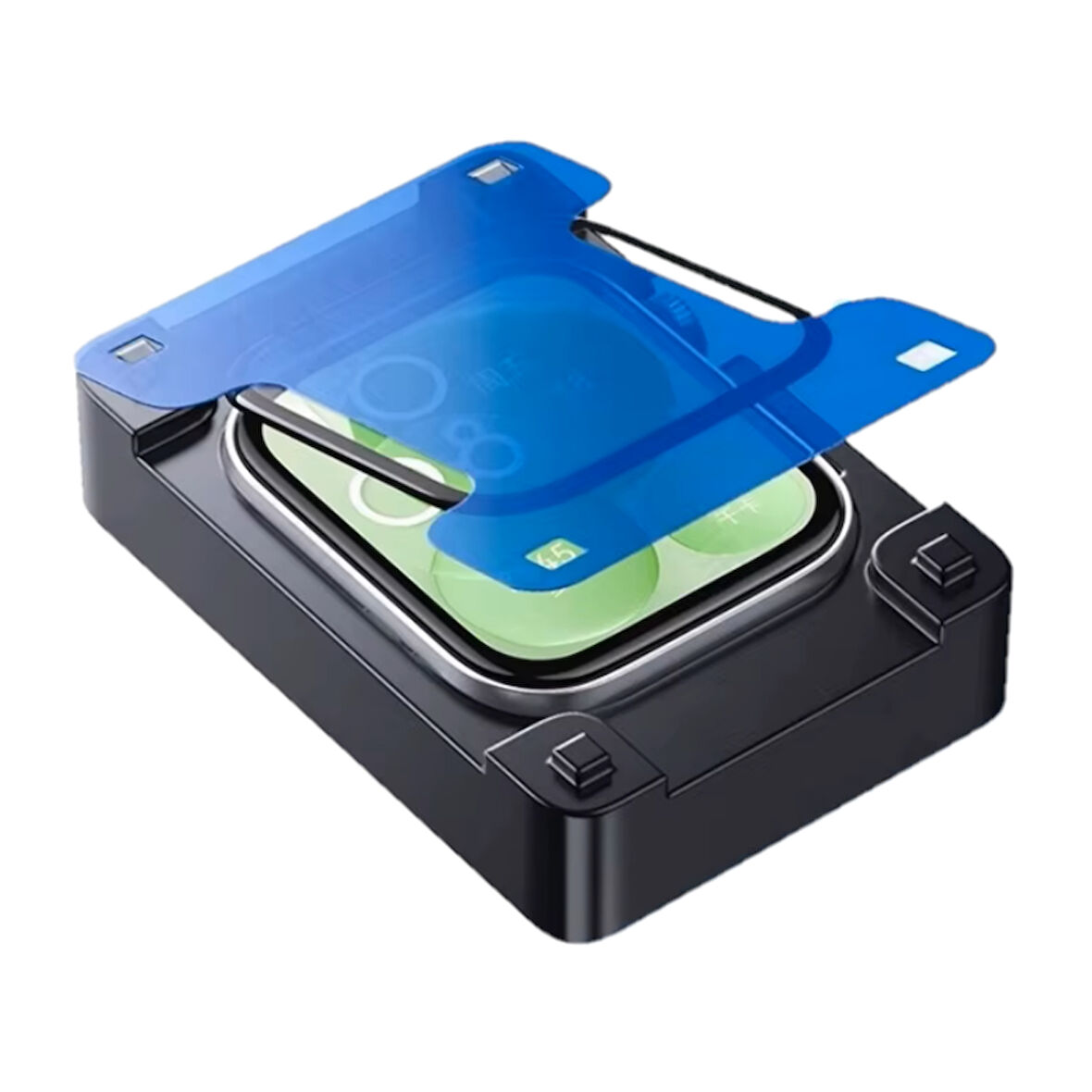 Apple Watch 7/8/9 41mm Full Ekran PPMA Kolay Uygulama Aparatlı Nano Saat Koruyucu