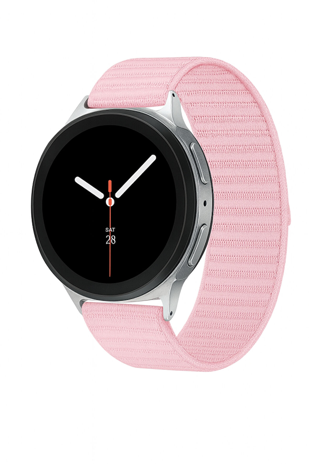 Huawei Watch Fit 4/Fit 4 Pro/Fit 3 Kordon Dalgalı Cırt Cırt Hasır Kordon