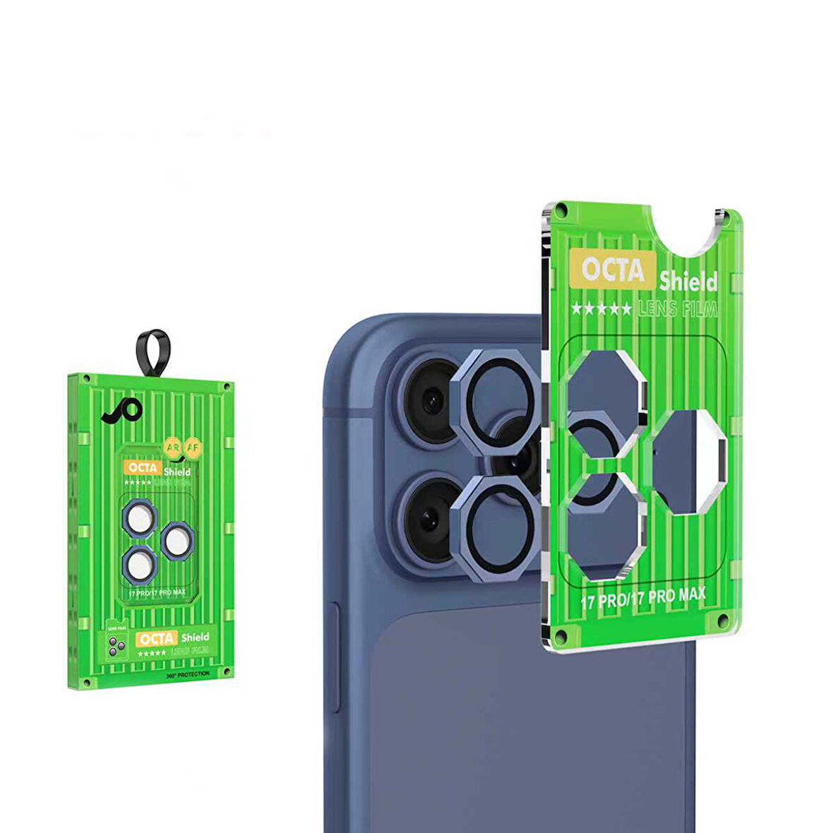 Apple iPhone 17 Pro Sekisgen 8gen Tasarım Kamera Lens Koruyucu CL-19