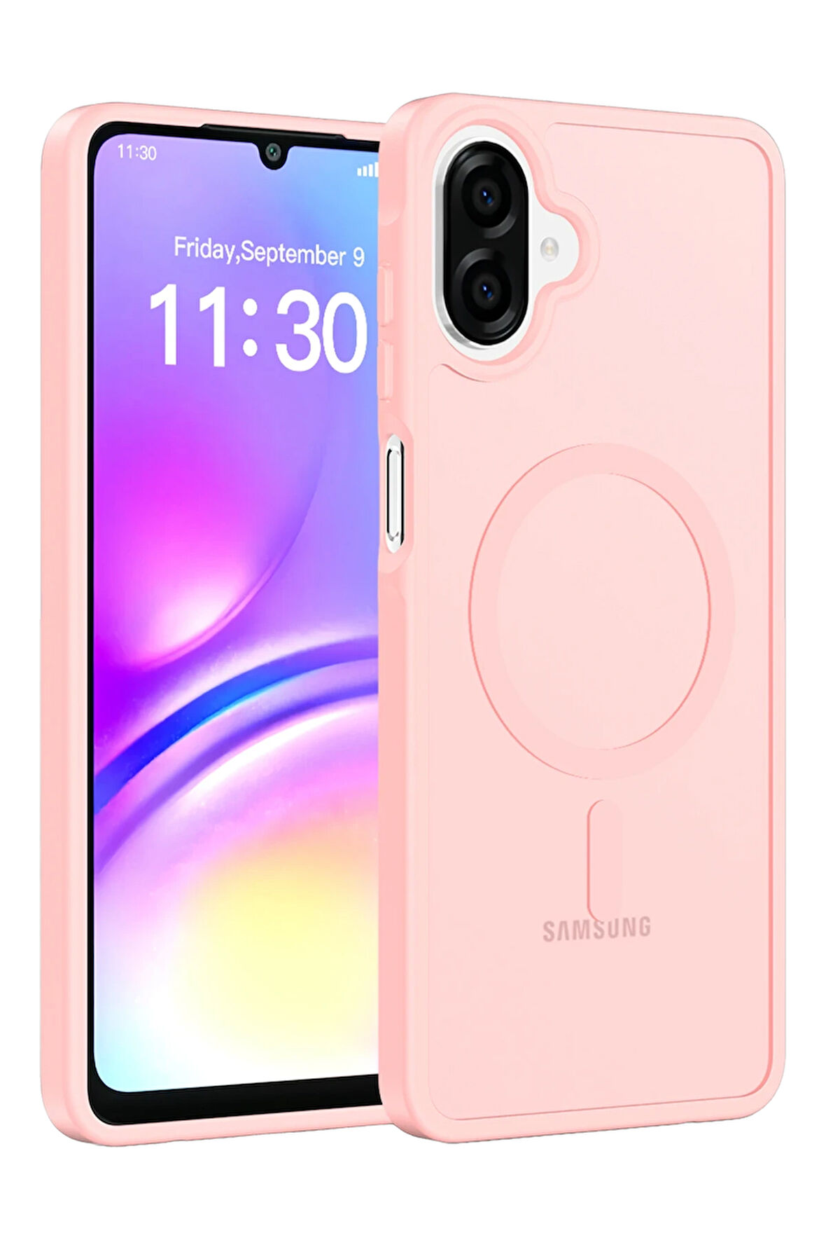 Samsung Galaxy A07 / A06 için Magsafe ile uyumlu Kılıf Mat Yüzey Sio Kapak