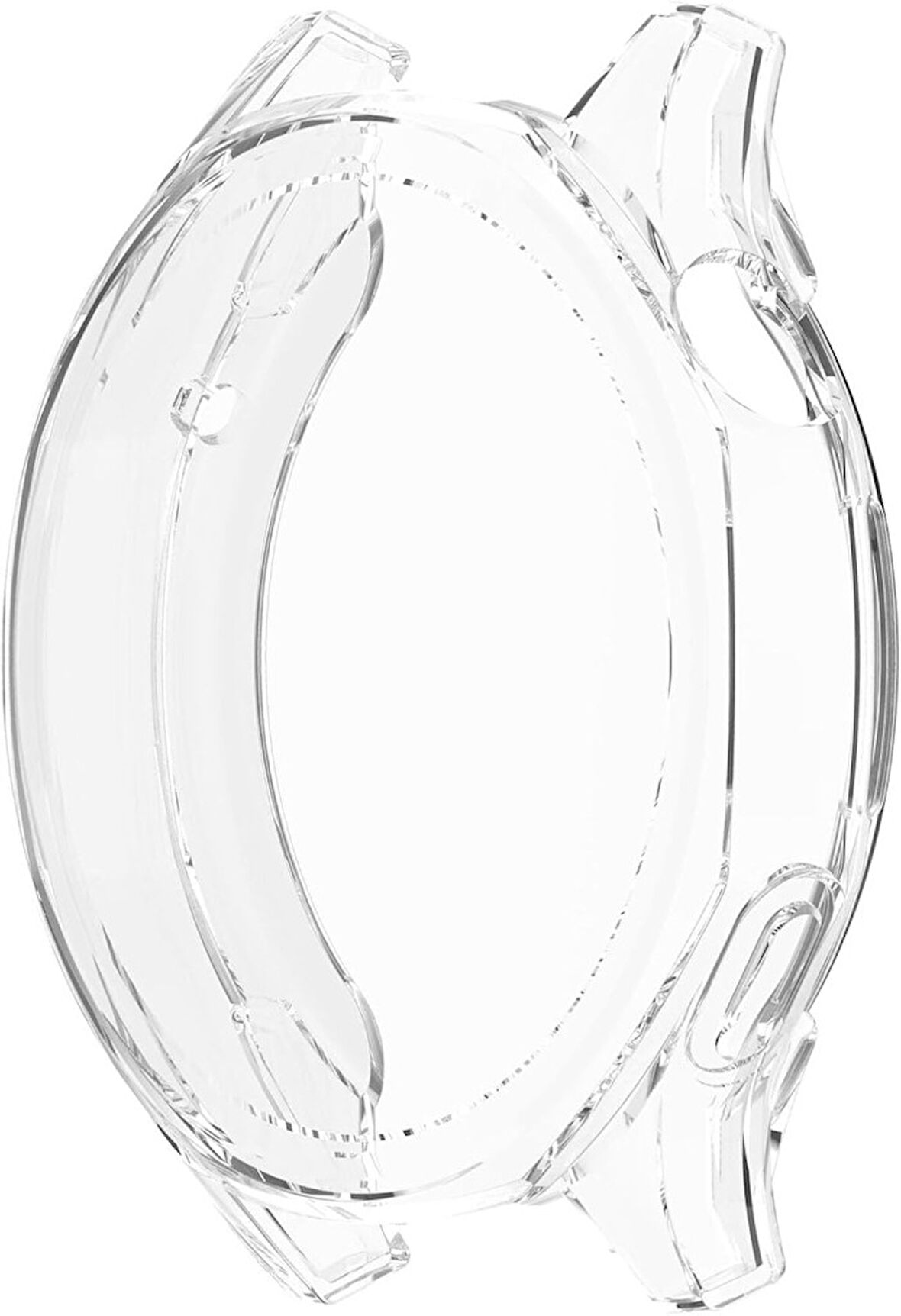 Huawei Watch GT 6 46mm Silikon Parlak Renkli Ekran Koruyuculu Kasa Koruyucu (42mm Değildir)