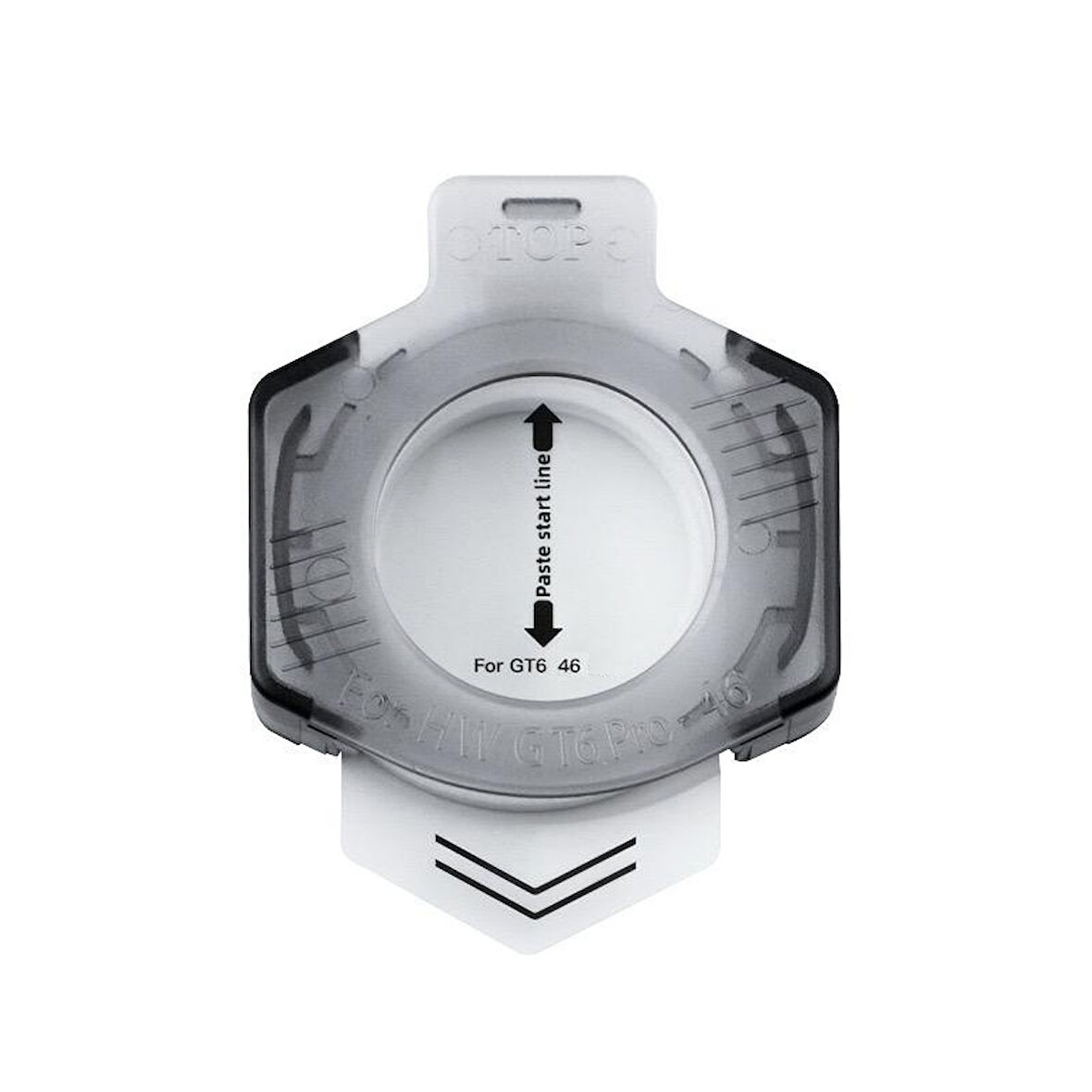 Huawei Watch GT 6 46mm High Glass Kolay Uygulama Aparatlı Cam Ekran Koruyucu (Pro DEĞİL)